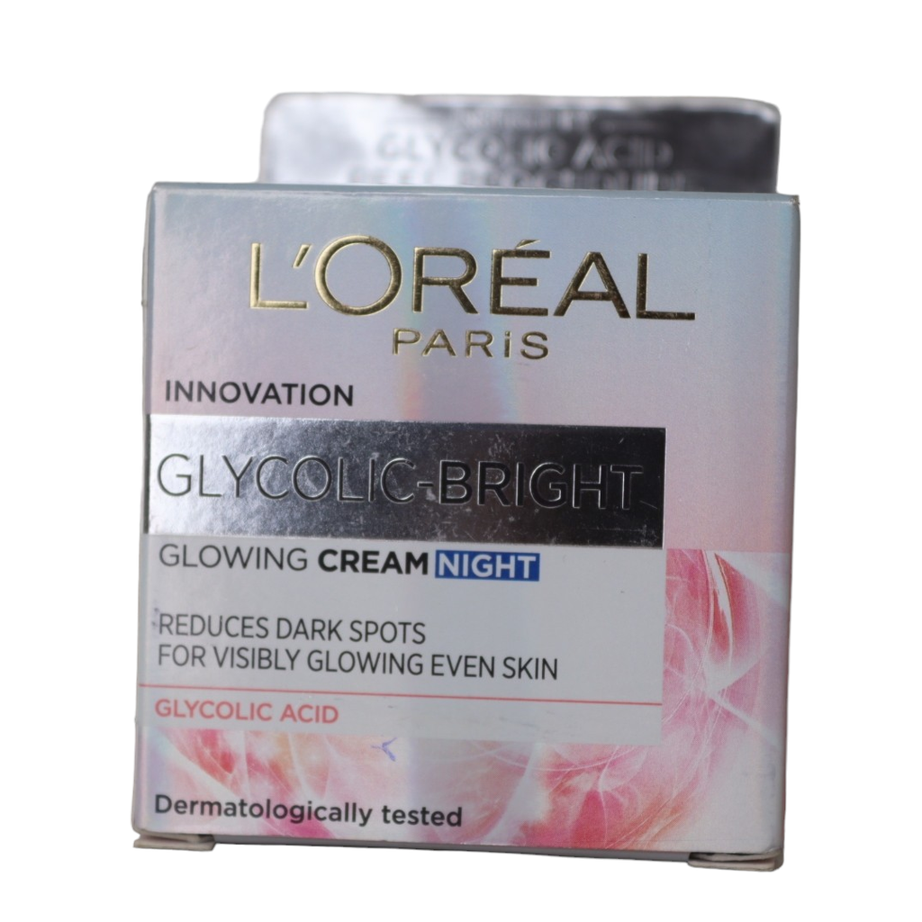 L`OREAL GLYCOLIC BRIGHT GLOWING NIGHT CREAM 50ML